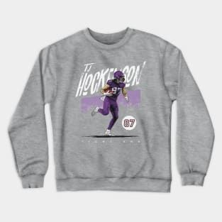 T.J. Hockenson Minnesota Grunge Crewneck Sweatshirt